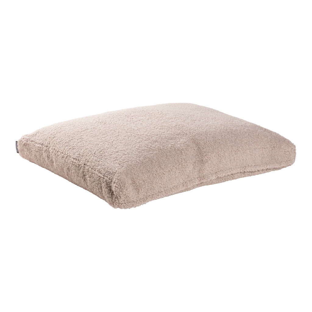 Orthopedic Dog Cushion Teddy Beige 80/55cm