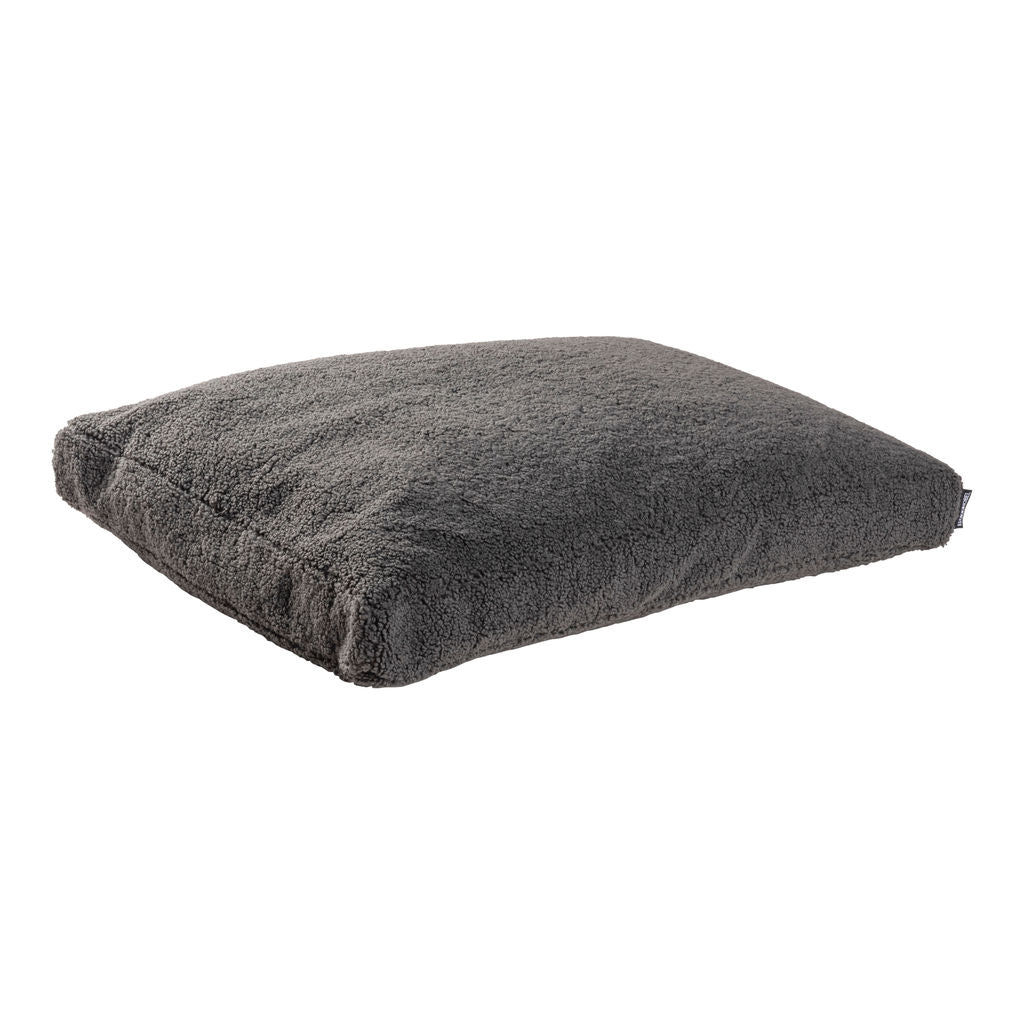 Orthopedic Dog Cushion Teddy Grey 80/55cm