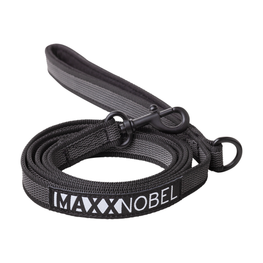 Hondenlijn Verstelbare antislip MaxxNobel- Zwart onesize
