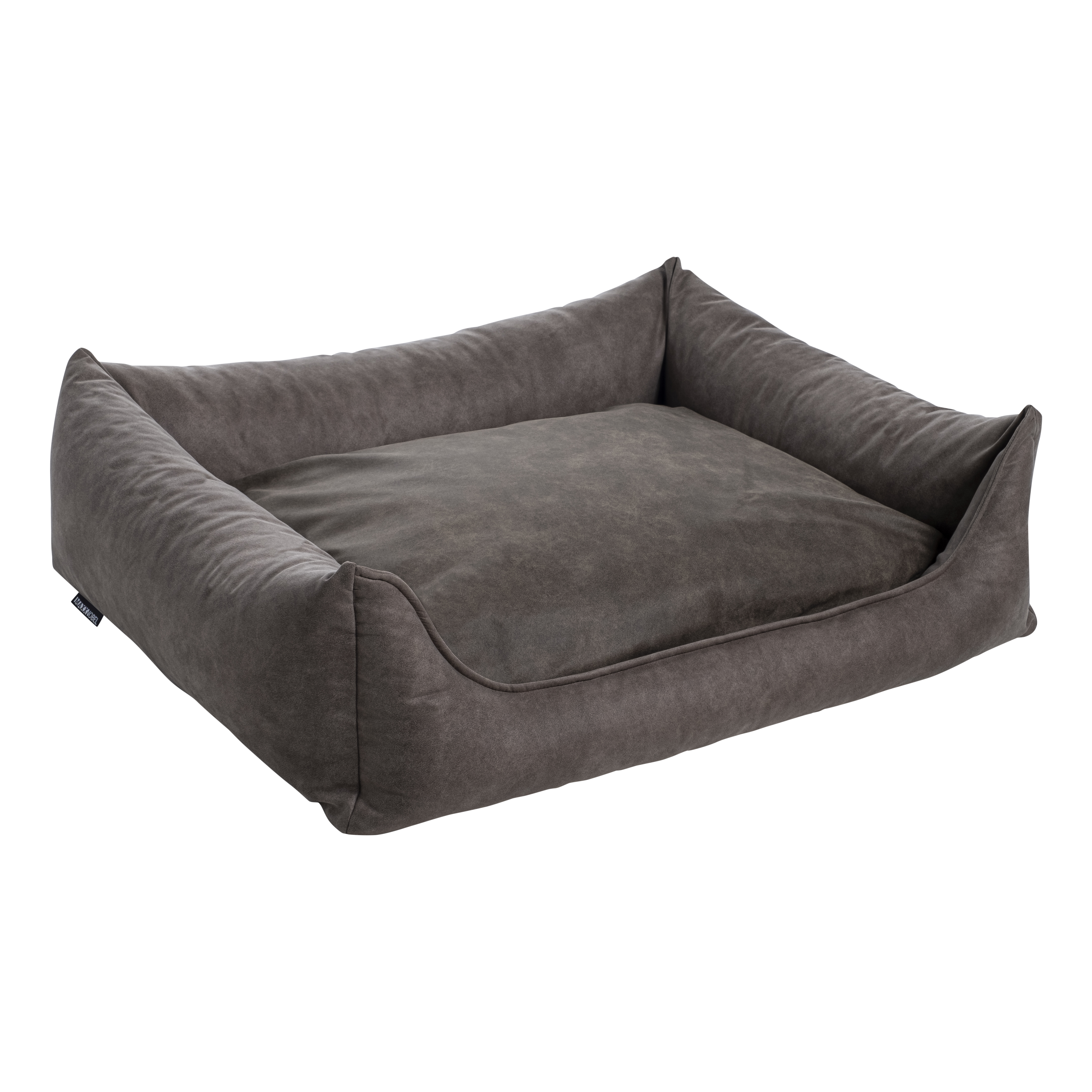 Orthopedische Hondenmand - Lederlook - Taupe - Orthopedische Hondenmand