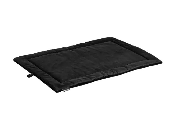 Benchkussen - Nubuck Lederlook / Teddy - Zwart - Benchkussen