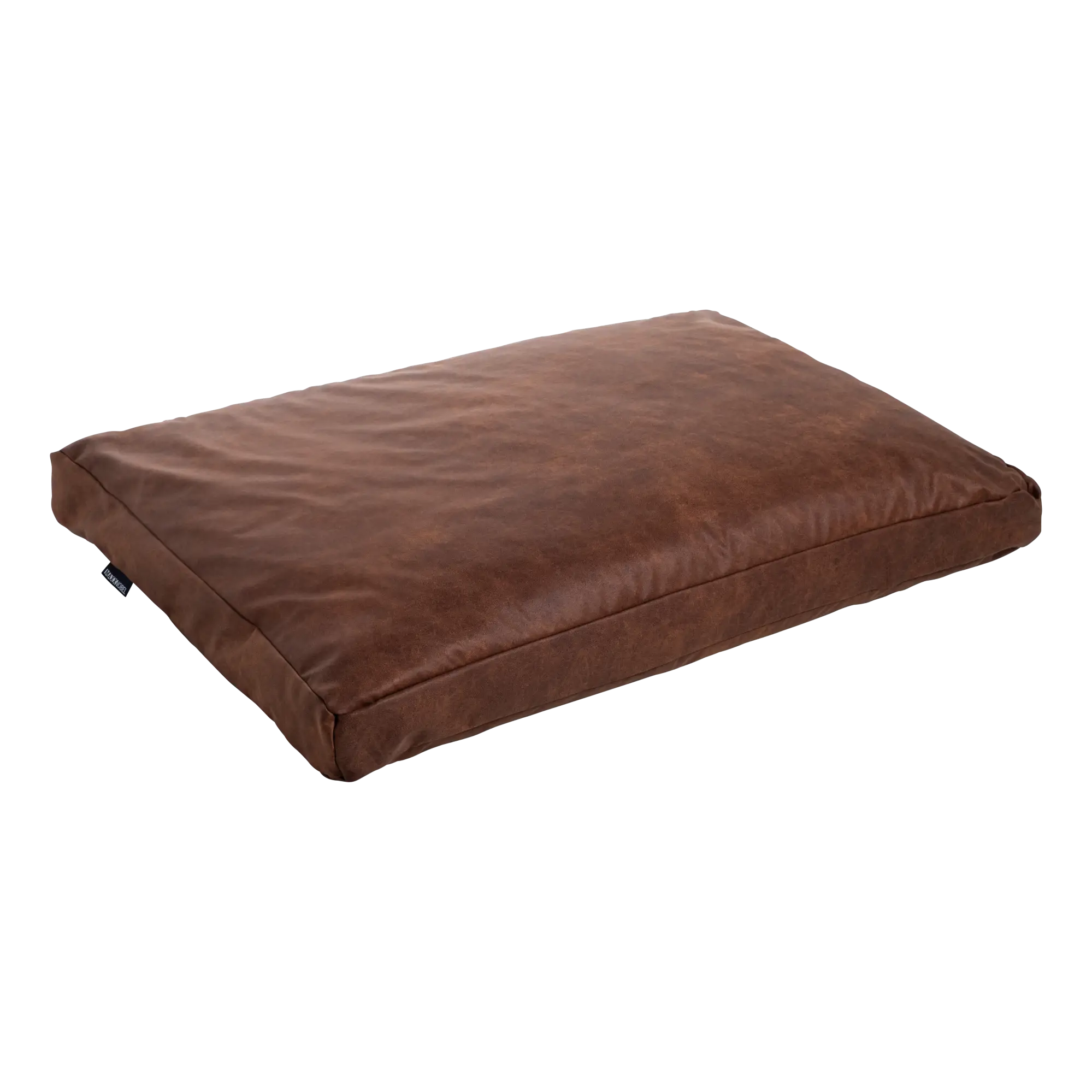 Orthopedisch Hondenkussen - Lederlook - Cognac - Hondenkussen
