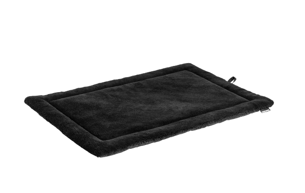 Benchkussen - Nubuck Lederlook / Teddy - Zwart - Benchkussen