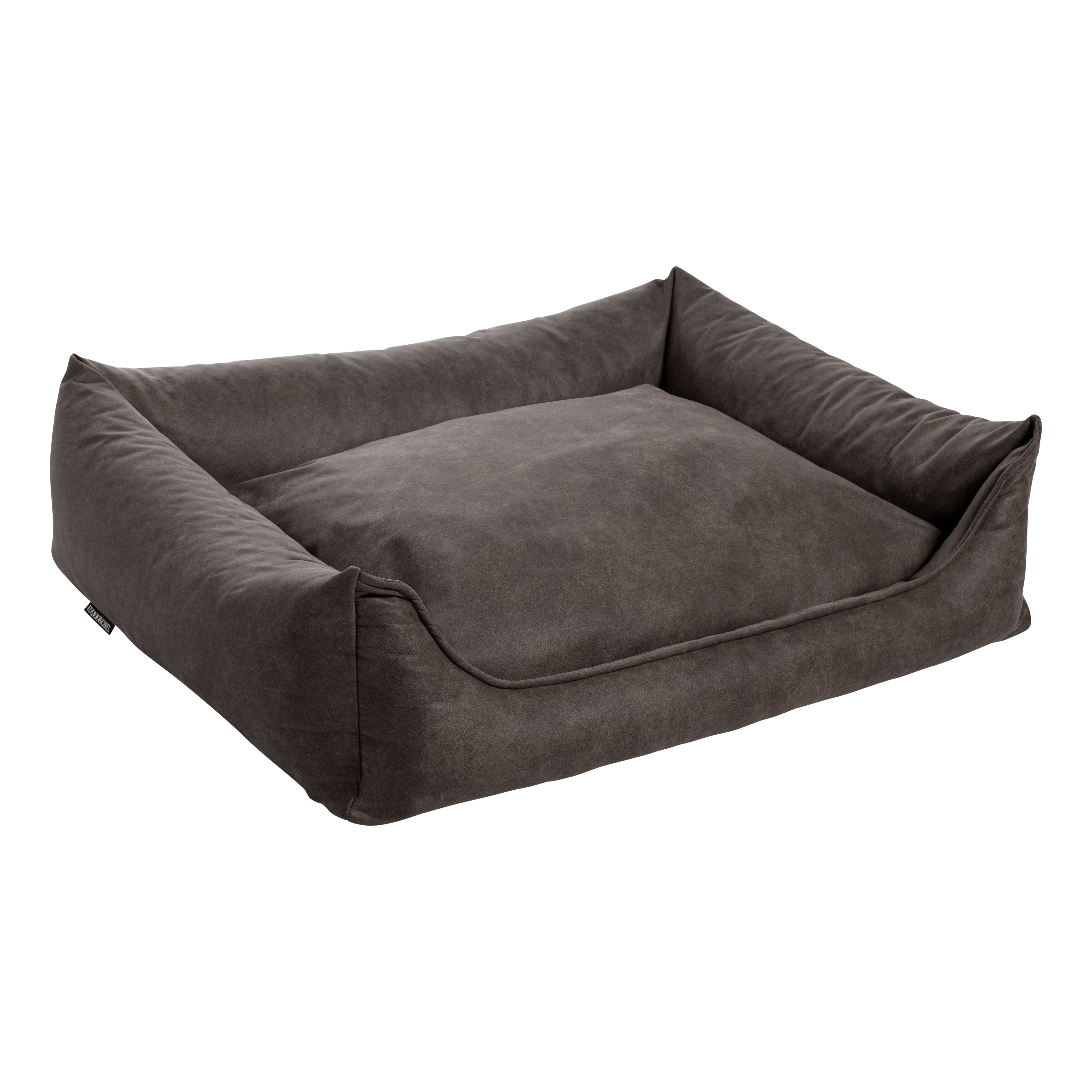 Orthopedische Hondenmand - Lederlook - Olijf - Orthopedische Hondenmand