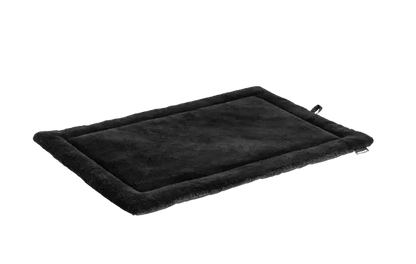 Benchkussen - Nubuck Lederlook / Teddy - Zwart - Benchkussen