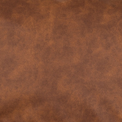 Orthopedische hondenmand in cognac met een rijke bruine lederlook en een lichte, gestructureerde finish