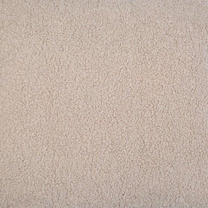 Beige faux fur stof met zachte textuur voor orthopedische hondenmand lederlook taupe
